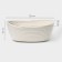 Basket for storage ladled handmade LadoM "Vera", cotton, 28 × 16 × 10 cm, white color