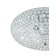 Clemente chandelier, 3x60W E27, chromium color
