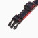 Collar "jeans", red lining, 24-34 x 1.5 cm