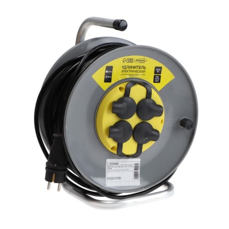 Luazon Lighting Eco, 4 sockets, 40 m, 16 a, PVS 3x2.5 mm2, s/k, IP44-1