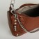 Cross-Bodi Bag on a zipper, brown color