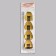Forms for nail extension are wide, 100 pcs, golden color