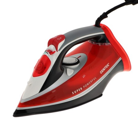 Urban Centec CT-2346, 3000 W, ceramic sole, steam blow, self-cleaning, red