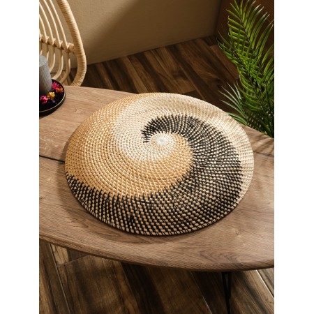 Decorative wicker rattan "Disor 2", 50x50x5 cm-1