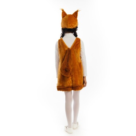 Carnival costume "Squirrel", dress, mask-step, p. 30-32, height 122 cm-2
