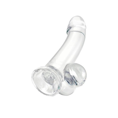 Realistic phallimitator A-Toys By Toyfa Cryst, TPE, Transparent, 15 cm-8