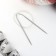 The knitting needles are circular, for knitting, with a Teflon coating, with a plastic fishing line, D = 3.5 mm, 100 cm