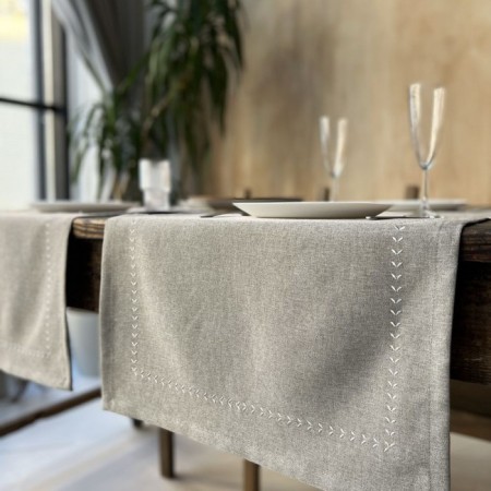 Serving path "CONTA", size 50x140 cm, beige-gray color-2