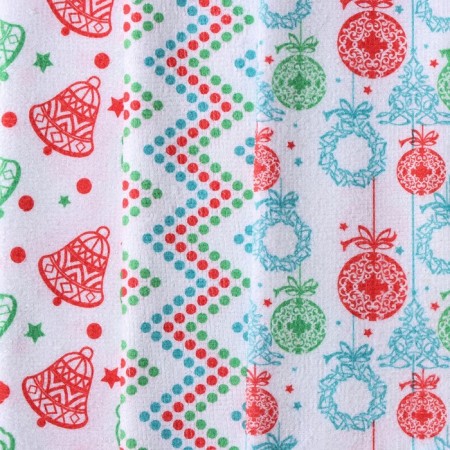 A set of napkins for cleaning the shares, 220 g, 3 pcs, 30 × 30 cm, microfiber-2