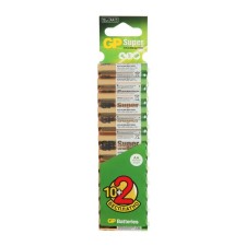 Battery Alkalin GP Super, AA, LR6-12BL, 1.5V, blister, 10+2 pcs.