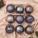Set of balls plastic D-8 cm, 9 pcs "Amir Assorted" Gray