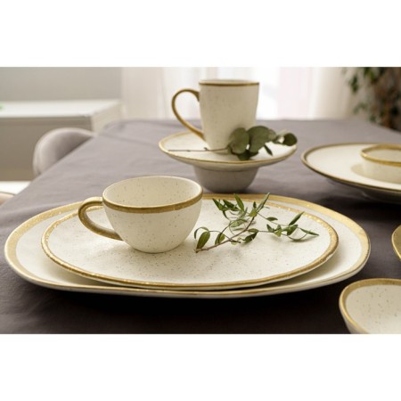 Porcelain Serving dish Magistro Poursephona, 37 × 24 cm, beige color-7