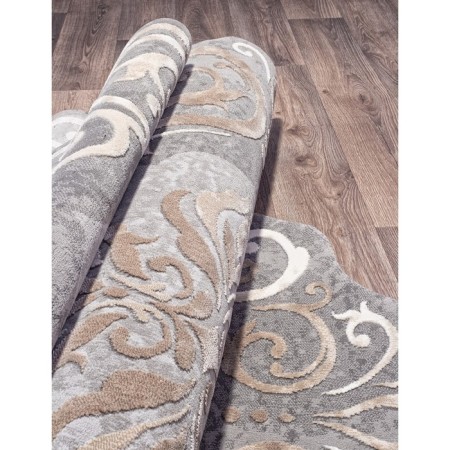 Rectangular carpet Karmen Hali Safir, size 78x150 cm, color Grey/Brown-2