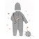 Knitted Knot Killed with a hat Pure Love Tot, height 86 cm, color gray color