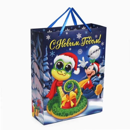 New Year. Gift package, 31x40x11.5 cm, packaging, Mickey Mouse-1