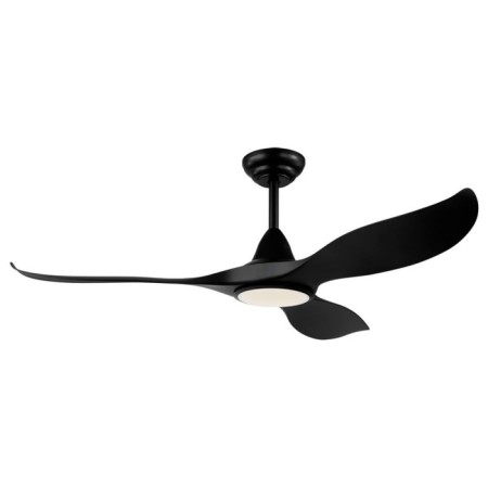 Ceiling fan with lamp Cirali 52, LED, 1x15W, black