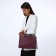 Female bag Textura, tout, medium size, burgundy color