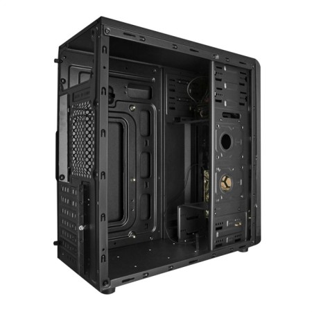 The EXEGATE MIDITWER EVO-8205 case, without BP, ATX, 1xUSB2.0, 1xUSB3.0, black with blue backlight-1