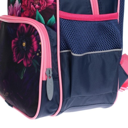 School backpack, 37 x 26 x 13 cm, ergonomic back, calligrata orth "flowers"-12