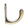 Hook furniture tundra TKO008, one -rod, bronze