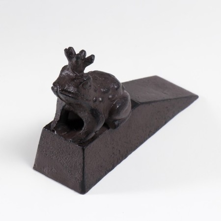 Stopper door cast iron "Princess-Snowman" 10x5x14 cm-1