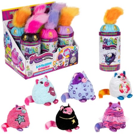 Soft toy-surprime “Kitteks play hide and seek”, in a bank, mix