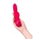 Vibrator with clitoral and vacuum stimulations Jos Doobl, 20 cm, silicone, pink color