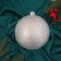 Ball plastic d-15 cm "Lawrence" silver