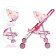 Stroller for dolls summer, metal frame