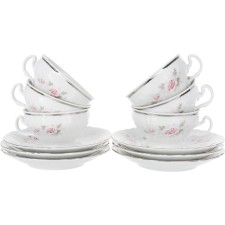 Cup 205 ml with a saucer 155 mm low bernadotte, decor 