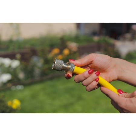 Set for a quick -sitting connection of hoses, 1/2 "(12 mm), 3 subjects (brass): Connector, Connector with Aquastop, adapter, Greengo-4