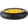 Pneumatic wheel, d = 360 mm, hub: diameter 25 mm, length 90 mm
