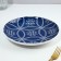 Ceramic plate "Morocco", 22.5 cm, blue color