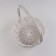A set of baskets, 3 pcs, 45x17/46 cm, 36x14/38 cm, 27x11/30 cm, white, vine