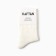 Women's socks kaftan torn into a rib size 36-40 (23-25 ​​cm), white