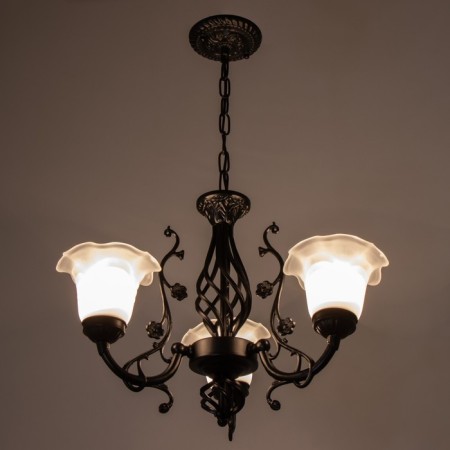 Cathellio chandelier 3he27 60W Black 50x50x67cm BayerLux-2