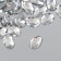 Decor for creativity Plastic "Rhil Obv. Transparent" set of 150 pcs 1x1.4 cm