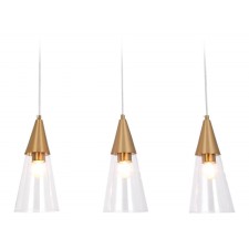 Suspended Ambrella Light, Traditional, TR3669, 3CHE14, Brass color