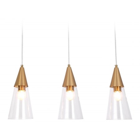 Suspended Ambrella Light, Traditional, TR3669, 3CHE14, Brass color