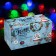 Garland “thread” 5 m with nozzles “Acrylic balls”, ip20, transparent thread, 20 LED, glow of multi (RG/RB), blinking, 220 V