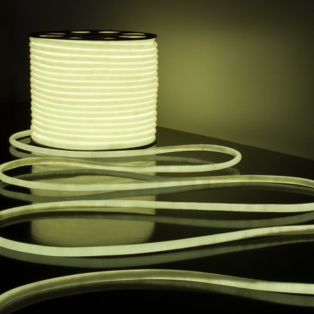 Flexible Neon Elektrostandard, IP67, 2835, 144 LED/m, 220V, round, glow cold white-1