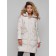Coat insulated winter female, size 52, beige color