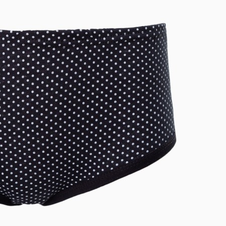 Credes slips women, black color/peas, size 48-1