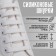 A set of shoes for shoes, 6 pcs, silicone, flat, 13 mm, 9 cm, white color