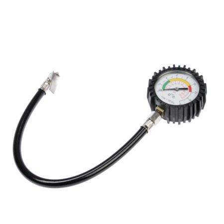 Mechanical manometer, clamp, rubber hose 18 cm