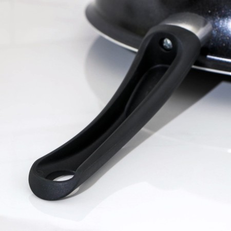 LITE, D = 28 cm, plastic handle, anti-stick coating, black color, black-4