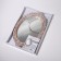 Wall mirror "monogram", mirror surface 16 × 23 cm, color "white gold"