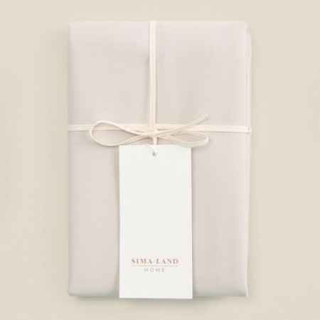 Pillowcase 300S SL Home Percale 70*70+3 cm, central milk, 100% cotton-1