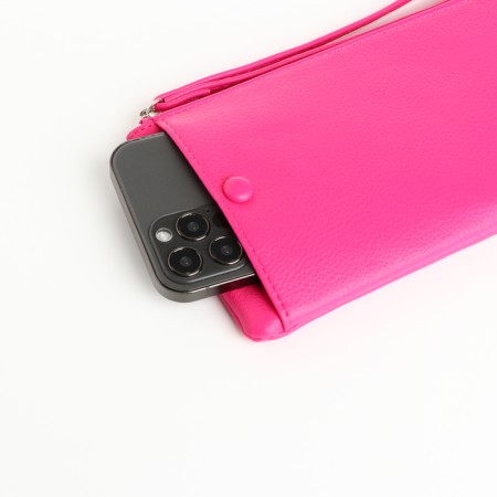 Women's wallet with lightning, pink color-3