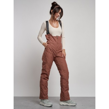 Semicunners of women's winter, size 46, brown color-14